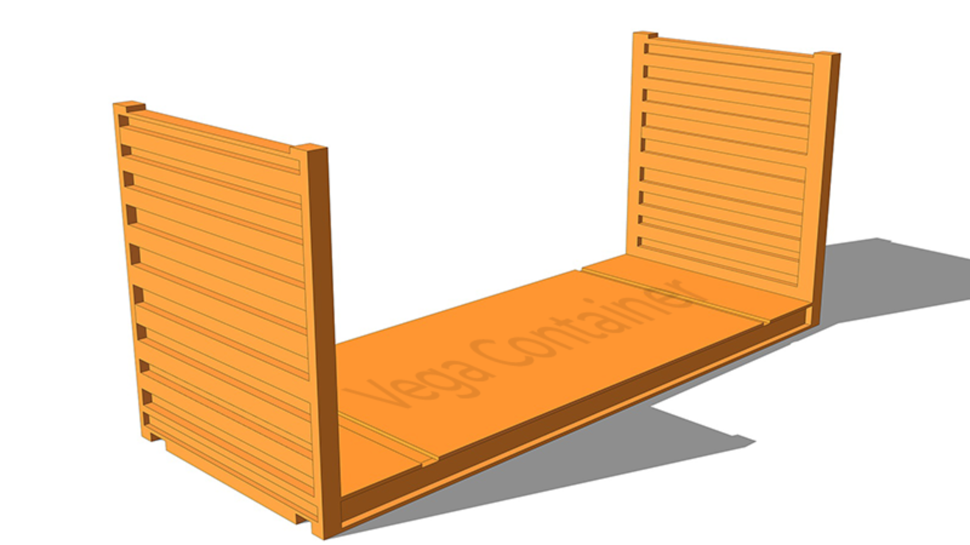 20′ Flat Rack